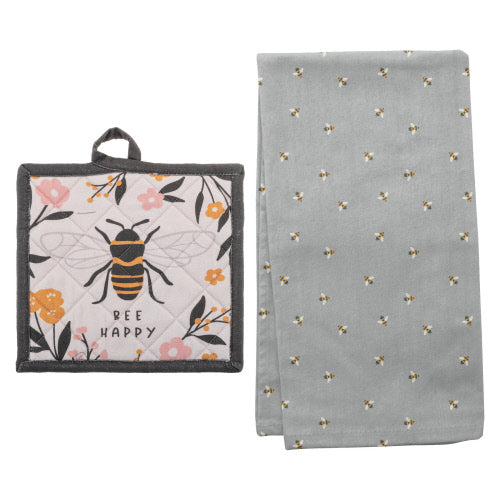 Reese Pot Holder & Tea Towel Set